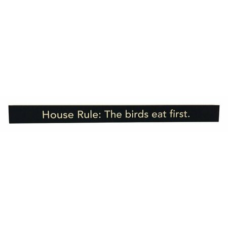 HALLMARK PLAQUE HOUSE RULE 24in. 1AHW1119